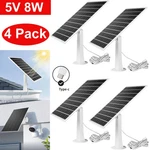 4 Pack Solar Panel For Ring Spotlight Camera/stick Up Battery Charger 8W 5V New. Price: $39.99.