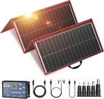 Dokio 300W Portable Foldable Solar Panel Kit, Compact 19.3X37.4IN Design 15.2LB New. Price: $171.59.