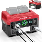 550W Power Station Compatible With Milwaukee: Portable Generator Dc 18V Ac New. Price: $179.07.