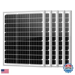 Newpowa 5-PACK 20WWATTS 12VVOLTS 10BB Solar Panel Monocrystalline Pv Module. Price: $227.20.