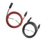 Pair Feet Black + Red Solar Panel Extension Cable Wire Connector 10AWG New. Price: $14.18.