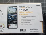 Thunderbolt Magnum Solar 1.5 Watt Panel Battery Charger Used. Price: $30.00.