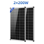 400W (200W*2) Solar Panel 18V Mono N-type 18BB Pv Off-grid Rv Home Roof Battery New. Price: $126.27.