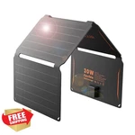 Flexsolar 30W Portable Panel Charger QC3.0 Usb-c Etfe Waterproof New. Price: $52.99.