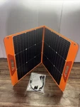 Luvknit Portable Solar Panel 100W/18V New Condition 23 X 22. Price: $112.50.