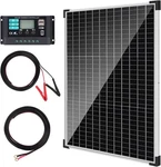 50W Solar Panel Kit With 10A Controller For Rv, Boat, And Off-grid Use New. Price: $96.99.