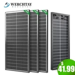 3PACK 100 Watt (300W) Bifacial N-type Solar Panel 18BB Mono 12V/24V Sunshed Home New. Price: $103.99.