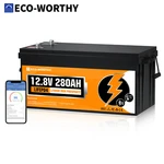 Eco-worthy 3584WH 12V 280AH Bluetooth LIFEPO4 Lithium Battery For Rv Home New. Price: $439.99.