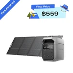 Ecoflow Delta 3 Plus 1024WH Portable Power STATION+220W Solar Panel Refurbished Certified. Price: $798.57.