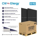 Energy CWT410WP Bifacial Perc Monocrystalline Solar Panel (pallet Of 35) New. Price: $5987.00.