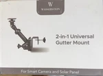 Wasserstein 2-IN-1 Universal Gutter Mount For Smart Camera And Solar Panel Open. Price: $7.99.