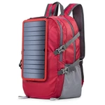 Solar Backpack Foldable Hiking Daypack With 5V Power Supply Redcolor New. Price: $97.16.