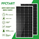 Pfctart 200W 400W 600W 800W 1000W Monocrystalline Solar Panel 12V Home Rv Marine New. Price: $409.69.