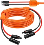 Solar Panel Extension Cable 15FT - Mookeerf 10AWG+14AWG Wire With Female & New. Price: $37.25.