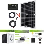 20W Monocrystalline Solar Panel Kit 12V Charge Controller Extension Cable New. Price: $88.99.