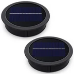 Akynite 2-PACK Large Solar Light Replacement Top, 4.13 Inch Outdoor Black New. Price: $31.04.