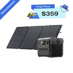 Ecoflow Solar Generator River 2 Pro 768WH+160W Panel Certified Refurbished. Price: $512.86.
