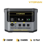 Vtoman Flashspeed 1500 Portable Power Station 1548WH, LIFEPO4 Solar Generator New. Price: $539.99.