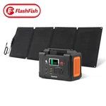 Flashfish E200 Portable Power Station 200W 151WH With 60W Foldable Solar Panel New. Price: $198.00.