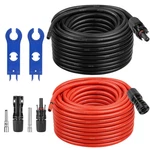 Xrds -rf Solar Extension Cable 8AWG 100FT Red Black Panel Wire New. Price: $304.64.