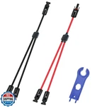 Woodguilin Y Connector,solar Branch Parallel Cable,solar 1 2 Male New. Price: $20.00.