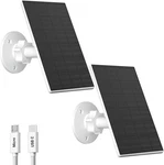 Zivif 2W Solar Panel Charger 2-PACK Usb-c & Micro Adjustable For Security New. Price: $31.77.