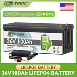 36V 100AH LIFEPO4 Lithium Battery Golf Cart 200A Bms Solar 10YEARLIFE Off Grid New. Price: $579.00.