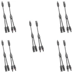 Knmipjd Solar Panel Connector 5 Pair 2 Y Branch Parallel Adapter, 30A 1000V New. Price: $55.39.