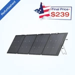 Ecoflow Nextgen 220W Bifacial IP68 Portable Solar Panel Certified Refurbished. Price: $298.75.