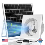 Blessny Solar Powered Exhaust Fan 25W Panel 8 Ventilation For New. Price: $81.06.