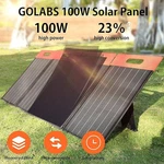 Golabs SF60 Portable Solar Panel Monocrystalline Kickstand - Orange/black Used. Price: $54.92.