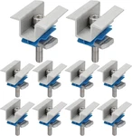 10 Pcs Adjustable Solar Panel Mounting Bracket Clamps Wide Photovoltaic Support New. Price: $31.63.