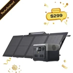 Ecoflow Solar Generator River Max 512WH+110W Panel Certified Refurbished. Price: $427.14.