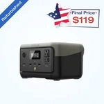 Ecoflow River Portable Power Station 256WH Generator Lfp Certified Refurbished. Price: $148.75.