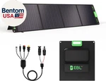 200W Portable Solar Panel For Power Station, Foldable Charger W/ 4 Kicksta New. Price: $239.13.