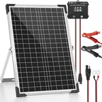 Voltset Solar Panel Kit, Battery 30W-24V, Silver Black New. Price: $113.58.