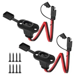 2 Pack Sae Quick Connector Harness 1FT 10AWG Adapter Male Plug Fe New. Price: $35.92.