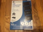 Utilitech 30 Watt Folding Solar Panel 19.8 Volts # 5437962 New. Price: $50.00.