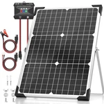 Solar Panel Kit 30W 12V, Battery Trickle Charger Maintainer, Waterproof... New. Price: $73.52.