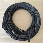 Pv Wire Solar Jumper Cables Qty. 25, 11 Ft Each, 10 Awg Amphenol H4 Connectors Open. Price: $80.00.