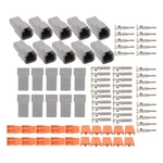 10 Sets Pin Dtp Connector Kit With Solid Contacts IP67 For 16-12 Awg Wire New. Price: $45.45.