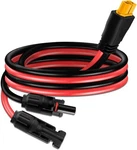 Comeap Solar Panel Cable For Ecoflow Anker Solix 10AWG, Compatible With MC-4 To New. Price: $18.33.