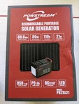 Powstream Rechargeable Portable Solar Generator New. Price: $99.00.
