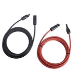 Pair 10FT 12AWG Black And Red Solar Panel Extension Cable Wire Connector New. Price: $16.50.