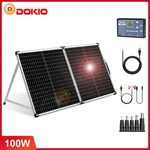 Dokio 100W Portable Suitcase Solar Panel Kit Plug And Play To 12V Battery/garden New. Price: $49.99.