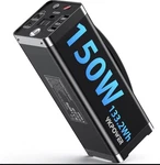 Portable Powerstation 150W, 133.2WH/36000MAH Fast Charging With Outputs Ac Opt New. Price: $55.99.