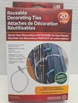 Simple Living Solutions Reusable Secure Decorating Ties 20 Count Nib New. Price: $8.49.
