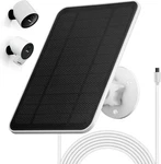 Solar Panel For Simplisafe Outdoor Camera, 4W 5V Charger New. Price: $29.73.