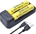 Funkawa 16650 Rechargeable Battery Protected With Charger, Green,red New. Price: $26.99.