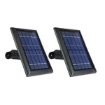 Wasserstein Solar Panel Compatible With Ring Spotlight Cam Battery- Black 2 Pack Open. Price: $25.00.